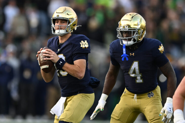 No. 9 Notre Dame will try to ignore the playoff chatter as they face must